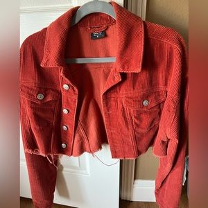 BDG urban outfitters cropped corduroy jacket